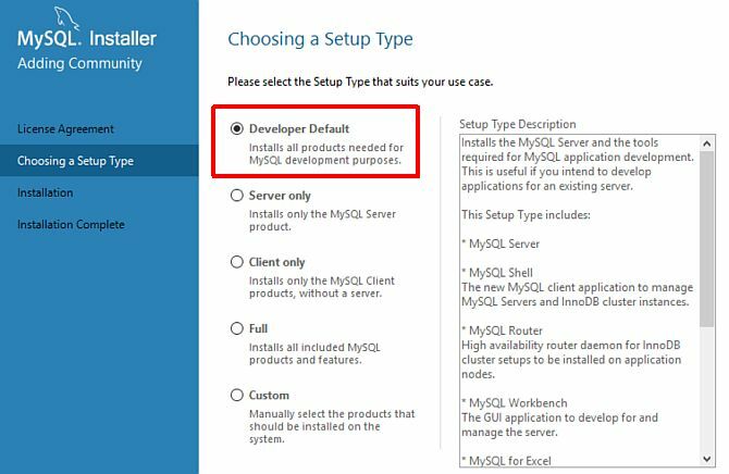 mysql डेटाबेस विंडोज़ कैसे स्थापित करें