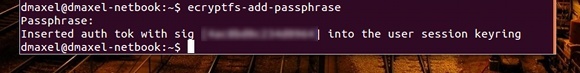 एन्क्रिप्ट होम फ़ोल्डर ubuntu