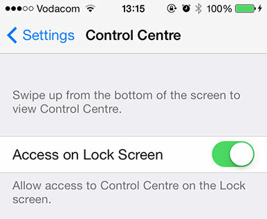 क्या iPhone 5S फिंगरप्रिंट स्कैनर चोरी की संभावना को बढ़ाता है? cc सेटिंग्स