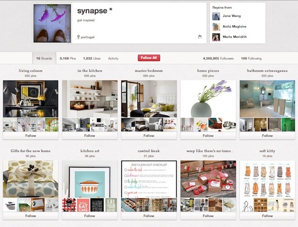 यह बाहर Pinterest पर Geek: 10 उपयोगकर्ता आप Synapse का पालन करना चाहिए