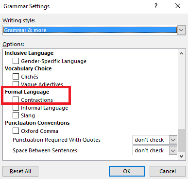 Microsoft शब्द को कैसे रोकें सही शब्दों को शब्दों की औपचारिक भाषा के रूप में रेखांकित करें