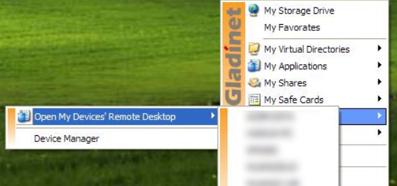 Gladinet (विंडोज) के साथ एक नेटवर्क ड्राइव के रूप में मानचित्र ऑनलाइन सेवा remotedesktopglad