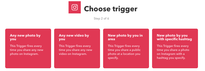 IFTTT ट्रिगर