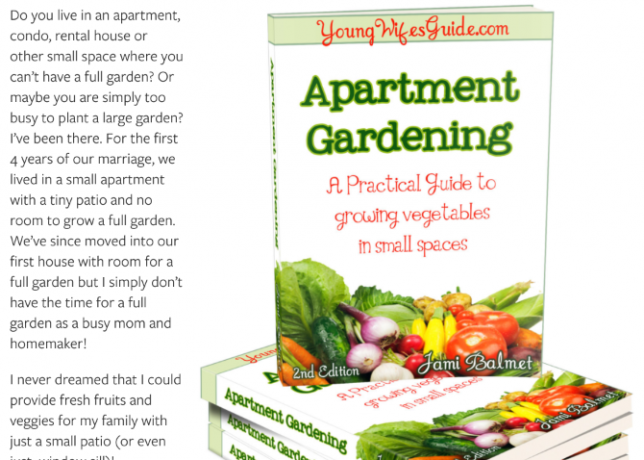 अपार्टमेंट गार्डनिंग एक अपार्टमेंट या छोटे स्थान में सब्जी उद्यान विकसित करने के तरीके पर व्यावहारिक सलाह देता है