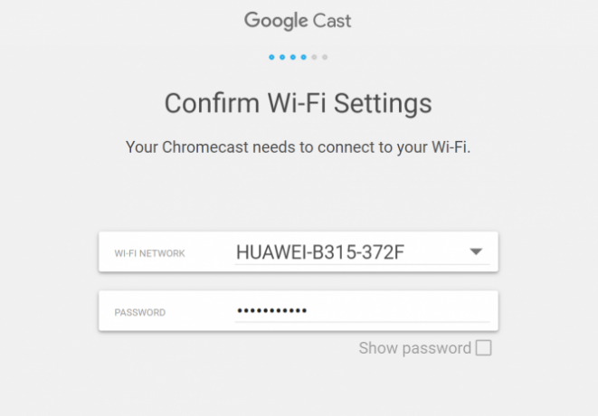 क्रोम chromecast सेटअप-वाई-फाई