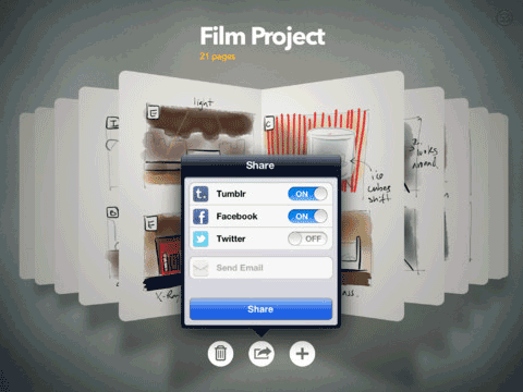 FiftyThree द्वारा पेपर: अपने iPad कागज 2 पर स्केचिंग के लिए ऐप
