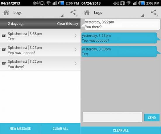 Android के लिए पाठ और फ़ाइल hider प्लस