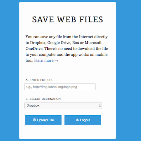 SaveWebFiles