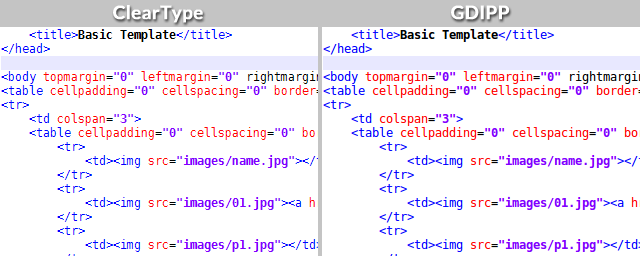 windows-font-समरेखण-ClearType-बनाम-gdipp