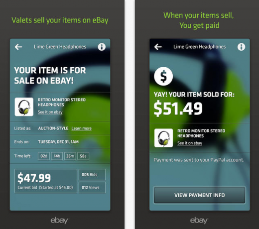 ईबे ने आईओएस ऐप लॉन्च किया है जिसे "ईबे वालेट" कहा जाता है जो आपके सामान को बेच देगा