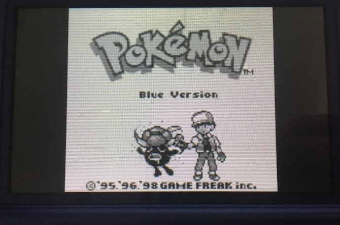 पुराने pokemon खेल - नीली नीली