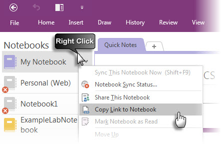 OneNote-सुविधा आंतरिक लिंक