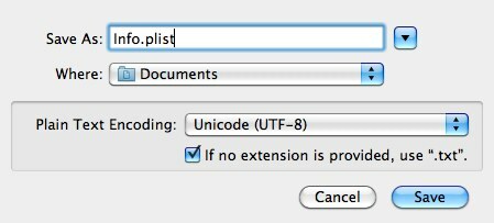 06 TextEdit - plist.jpg सहेजें