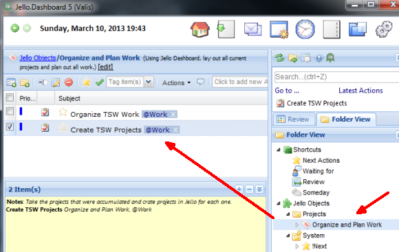 JELO डैशबोर्ड के साथ GTD ऑर्गनाइज़र में Microsoft Outlook को ट्रांसफ़ॉर्म करें jello डैशबोर्ड 14