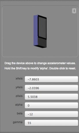 XDK-accelerometer