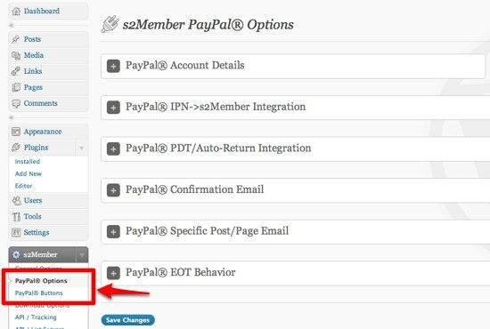 WordPress 07 s2Member PayPal Options का उपयोग करके एक मेम्बरशिप-ओनली वेबसाइट कैसे बनाएँ