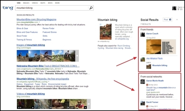 Google की तुलना में ग्रेटर: बिंग सामाजिक खोज के सर्वश्रेष्ठ बिट 1