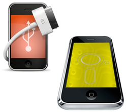बाहरी ड्राइव के रूप में iphone