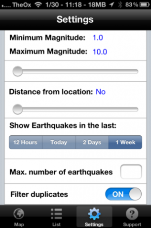 भूकंप का निशान - भूकंप को ट्रैक करने के लिए आसान तरीका [iOS, पेड ऐप्स फ्री] QuakeSpotter05