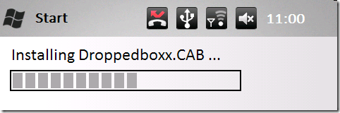 विंडोज़ मोबाइल ड्रॉपबॉक्स
