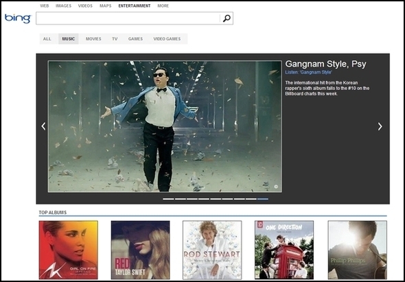 Google की तुलना में ग्रेटर: बिंग बिंग एंटरटेनमेंट Music1 के सर्वश्रेष्ठ बिट्स