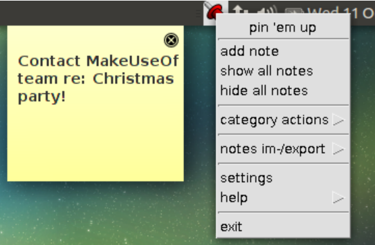 लिनक्स माउ के लिए 5 छोटे उपयोगी स्टिकी नोट्स linux stickynotes pinemup