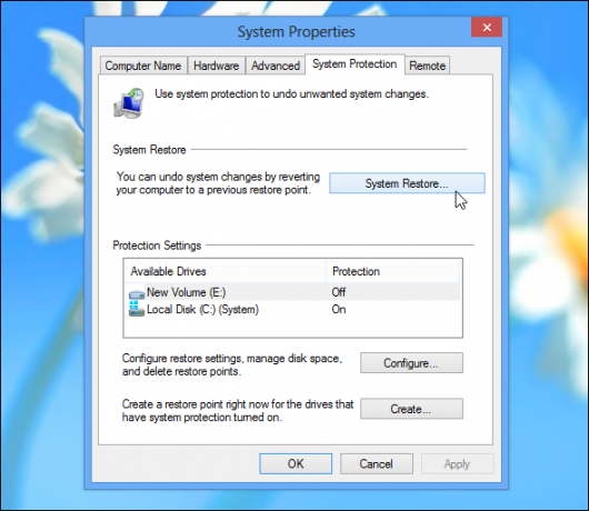 windows-8-प्रणाली को बहाल