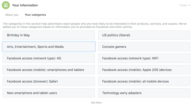 संपूर्ण Facebook गोपनीयता मार्गदर्शिका आपकी श्रेणियों के गोपनीयता विज्ञापनों को बदल देती है