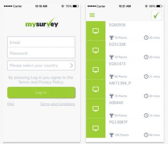 mysurvey ऐप