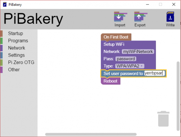 MakeUseOf लिनक्स PiBakery वाई-फाई