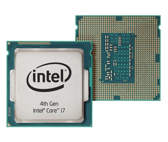 4th जनरेशन Intel® Core ™ i7 प्रोसेसर फ्रंट और बैक