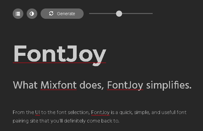 fontjoy डायल करता है