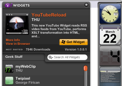 अपने विंडोज डेस्कटॉप याहू विगेट्स ऊपर spicing के 12 महान तरीके