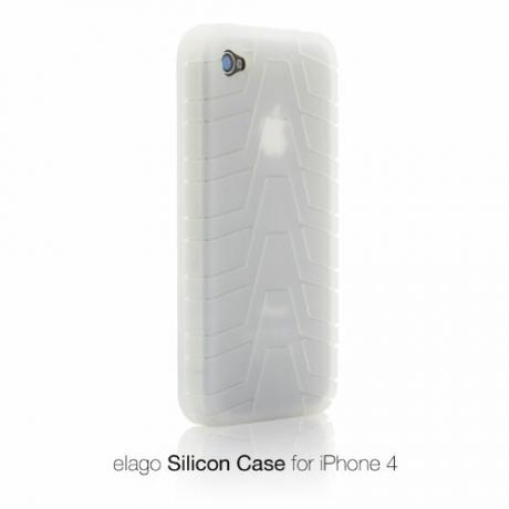 Elago टायर iPhone 4 की समीक्षा के लिए सिलिकॉन प्रकरण और Giveaway elagotirewhite के लिए चलना