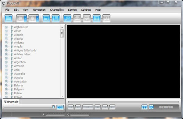 progdvb - ऑनलाइन उपग्रह टीवी देखें