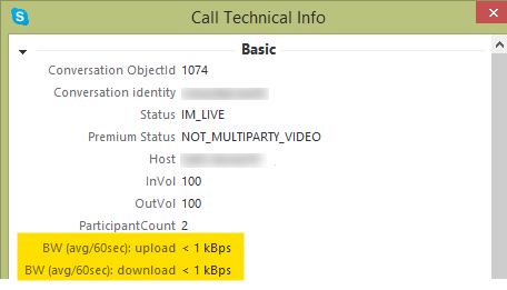 Skype कॉल द्वारा कितनी बैंडविड्थ का उपयोग किया जाता है? तकनीकी जानकारी पर कॉल करें