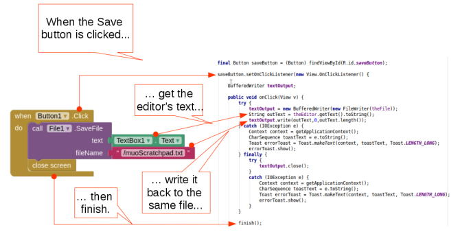 android app androidstudio screen2 code2 बनाएं