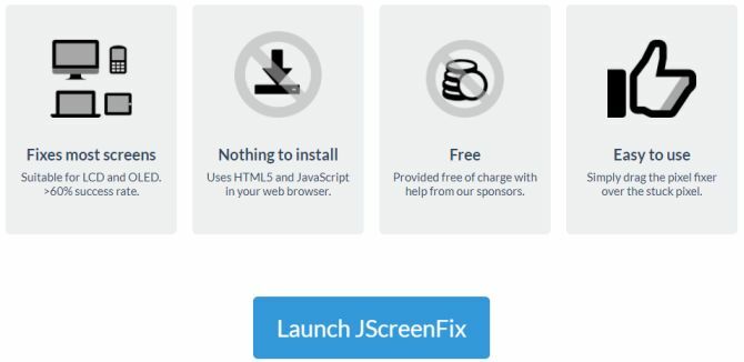 JScreenFix सुविधाएँ