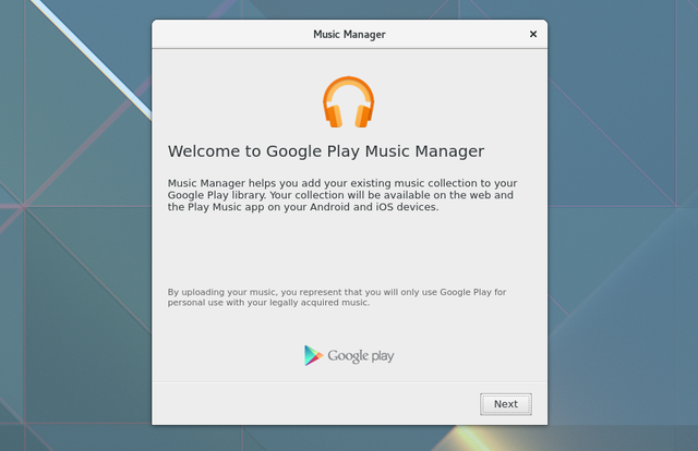 GoogleAppsलिनक्स-गूगल-प्ले-संगीत-प्रबंधक
