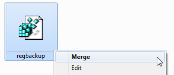 विंडोज रजिस्ट्री मर्ज