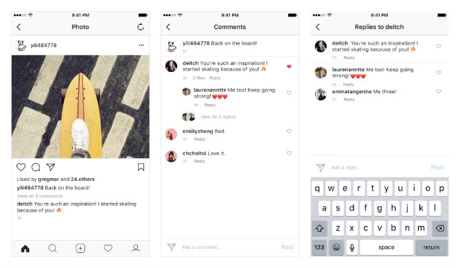 Instagram आखिरकार थ्रेडेड टिप्पणियाँ जोड़ना इंस्टाग्राम थ्रेडेड टिप्पणियां हैं
