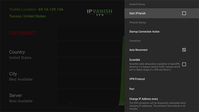 IPVanish Amazon Fire Stick के लिए एक ऐप ऑफ़र करता है