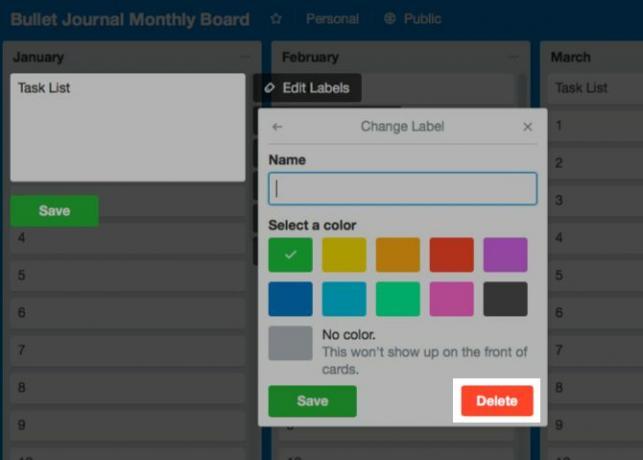 trello का उपयोग कैसे करें - कार्ड लेबल हटाएं