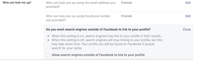 संपूर्ण फेसबुक गोपनीयता मार्गदर्शिका गोपनीयता खोज इंजन को बदल देती है