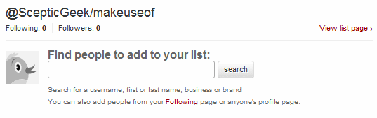 ट्विटर सूची कैसे बनाएं, खोजें और उसका पालन करें NewListFindPeople