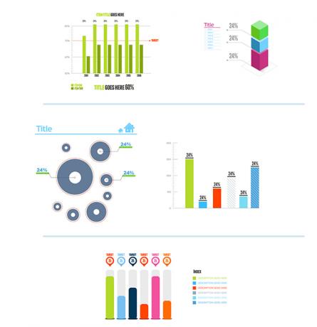 Infographic PSD उदाहरण