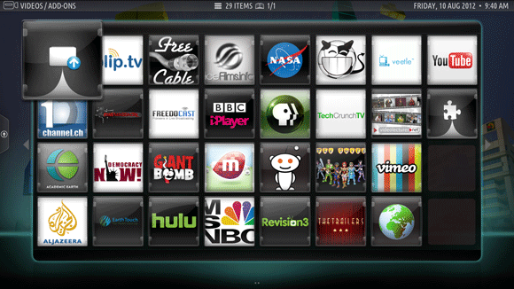 xbmc थीम इंस्टॉल करें