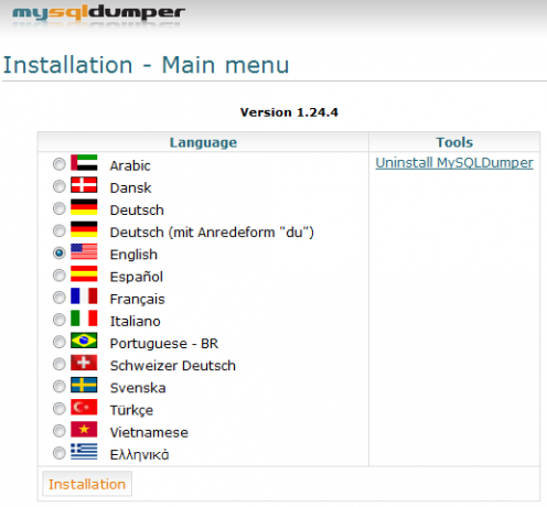 mysql बैकअप