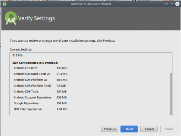 android app androidstudio setup3 बनाएँ