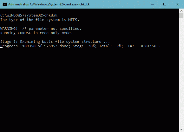 आवश्यक विंडोज CMD कमांड आपको पता होना चाहिए chkdsk